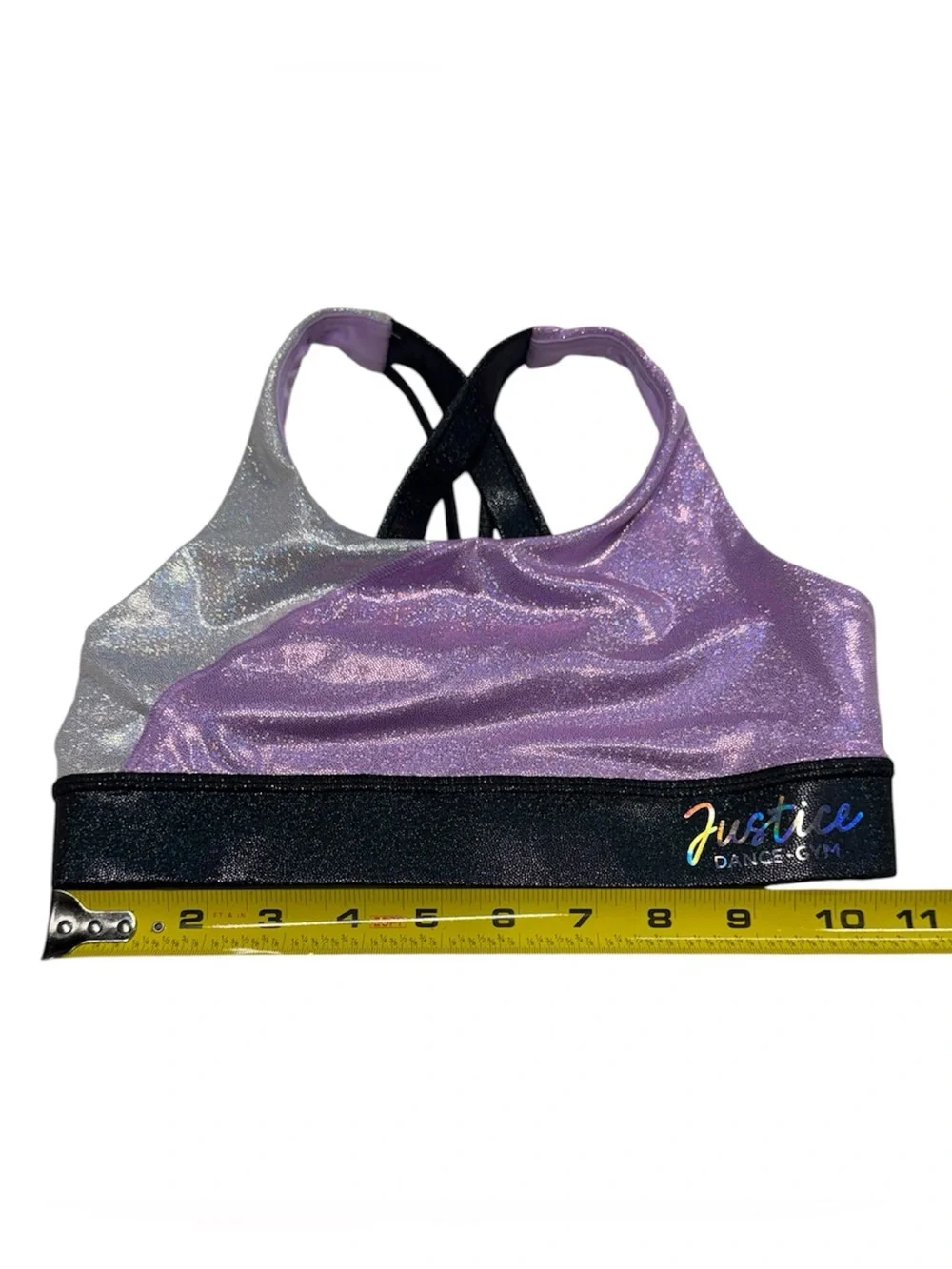 Justice brand kids size small (7-8) sports top / bra in great condition!